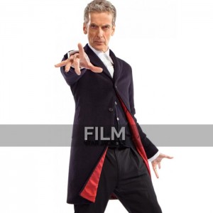 12th DOCTOR WHO BLUE CROMBIE PETER CAPALDI COAT